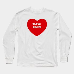 Love Recife - Hashtag Heart Long Sleeve T-Shirt